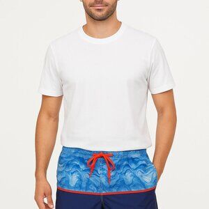 Blue Port NWT Blue and Orange Swim Trunks Size Large Men’s Board Shorts